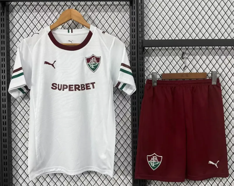 2026/2027 Fluminense Camiseta de Fútbol Visitante 1:1 Calidad Tailandesa Talla Infantil