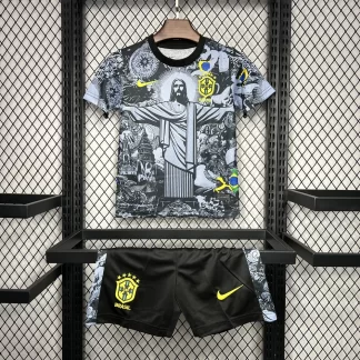 2024-2025 Edición Especial Gris Brasil Talla Infantil