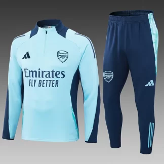 Conjunto de Entrenamiento Semivuelo Arsenal Azul Bebé 2024/2025 Calidad Thai