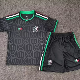 Camiseta de Fútbol Tercera Visitante de la Selección Mexicana 2026 1:1 Calidad Tailandesa Talla Infantil