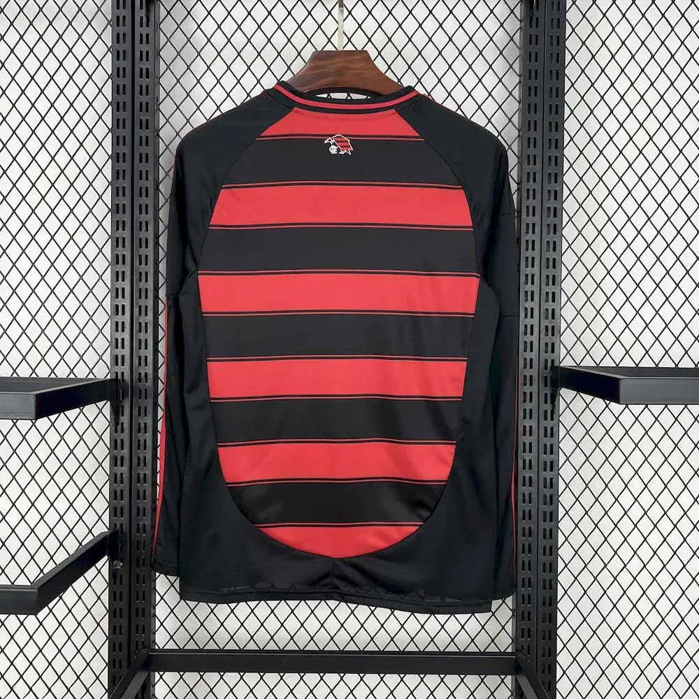 2025/2026 Flamengo Manga Larga Local Camiseta Fútbol Calidad Thai