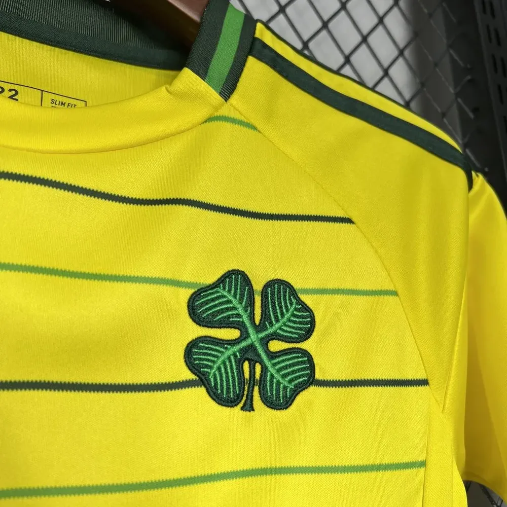 2024/2025 Celtic Visitante Camiseta de Fútbol Calidad Tailandesa Talla Infantil