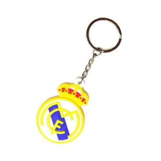 Llavero de PVC de fútbol de aficionado del Real Madrid