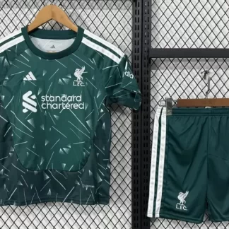 Camiseta de fútbol de portero de Liverpool 2026/2027 1:1 Calidad Tailandesa Talla Infantil