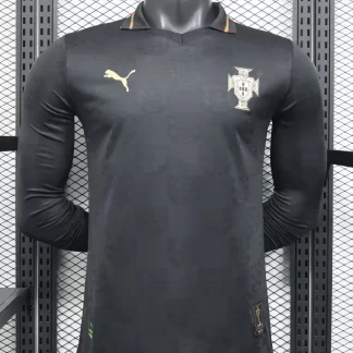 Camiseta de Fútbol Portugal Visitante 2026/2027 Manga Larga Versión Jugador Calidad Tailandesa