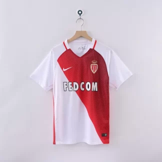 2016/2017 Camiseta de Fútbol Retro Local AS Monaco (Versión Liga) 1:1 Calidad Tailandesa