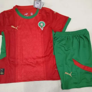 2024/2025 Camiseta de Fútbol Local Selección Nacional de Marruecos AAA calidad fan Talla Infantil