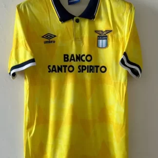 1991 Camiseta de Fútbol Retro Visitante Lazio Calidad Tailandesa