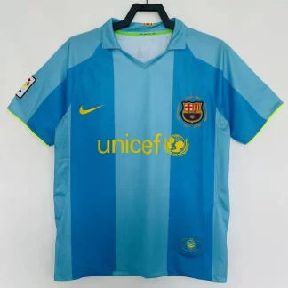 2007/2008 Camiseta de Fútbol Visitante Retro Barcelona Calidad Tailandesa