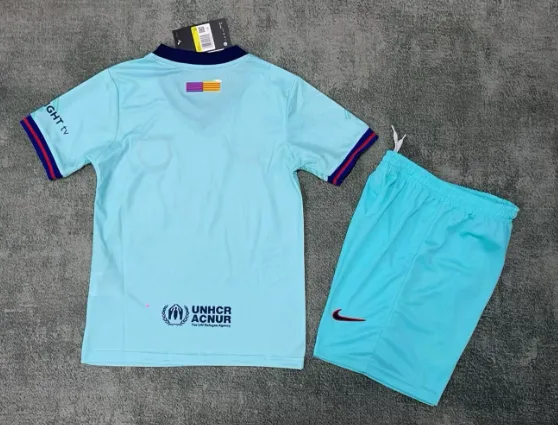2026/2027 Barcelona Tercera Equipación Visitante Camiseta Fútbol Calidad Tailandesa Talla Infantil