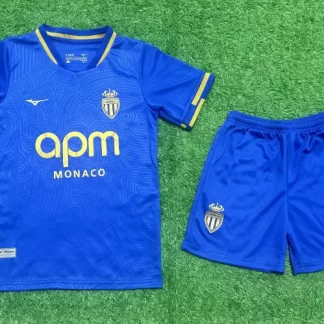 2025/2026 AS Monaco Equipación Visitante Camiseta Fútbol Calidad Tailandesa Talla Infantil