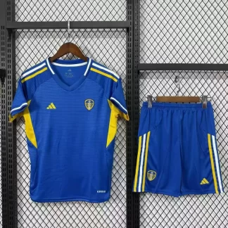 2025/2026 Leeds United Visitante Camiseta de Fútbol Calidad Tailandesa Talla Infantil