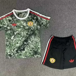 Camiseta de fútbol infantil edición conjunta 2024/2025 Manchester United Calidad Tailandesa