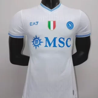 2025/2026 Camiseta de fútbol Versión Jugador Napoli Versión Champions League Visitante calidad tailandesa