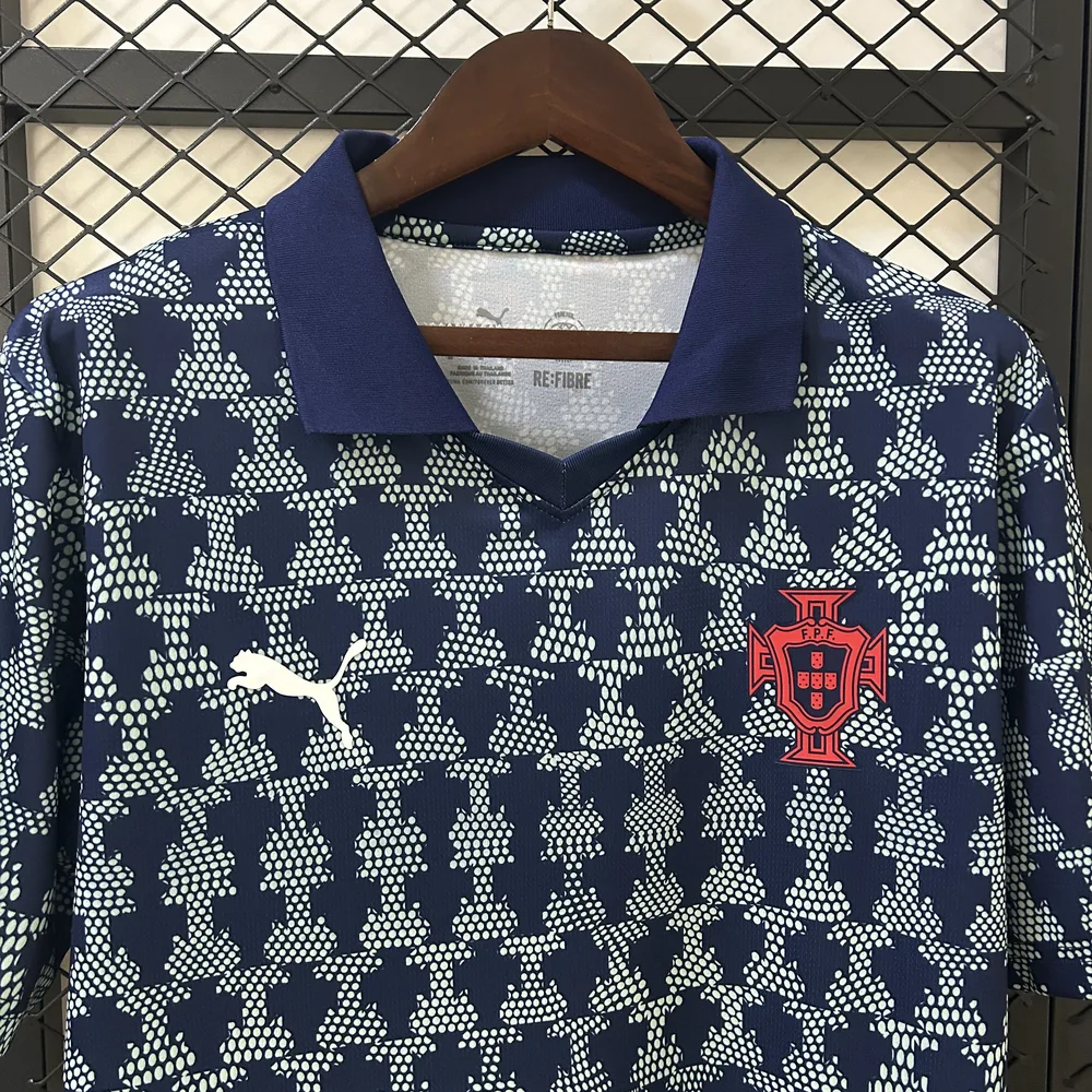 2025 Portugal Camiseta de Entrenamiento Verde AAA Grado Fan