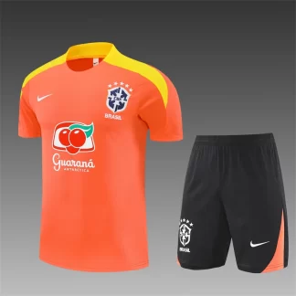 Camiseta de entrenamiento naranja de Brasil 2026, conjunto de grado fan AAA