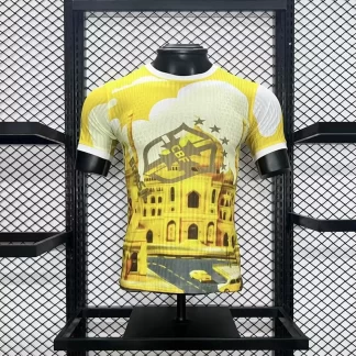 2024-2025 Versión Jugador Brasil Amarilla Edición Especial Camiseta Calidad Tailandesa