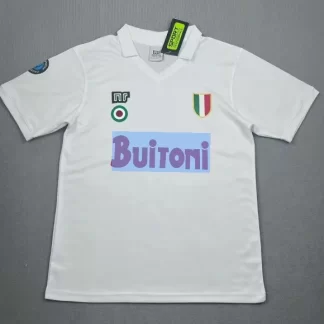 1987/1988 Retro Camiseta Visitante Napoli Calidad Tailandesa