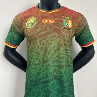 Camiseta de Fútbol Local Versión Jugador Camerún 2024 Calidad Tailandesa