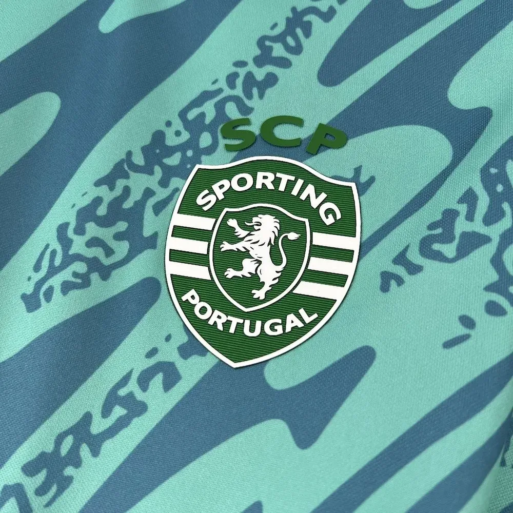 2025/2026 Sporting Lisboa Edición Especial Azul Camiseta de Fútbol Calidad Tailandesa