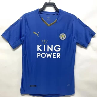 Camiseta de Fútbol Retro Leicester City Local 2015-2016 Calidad Tailandesa