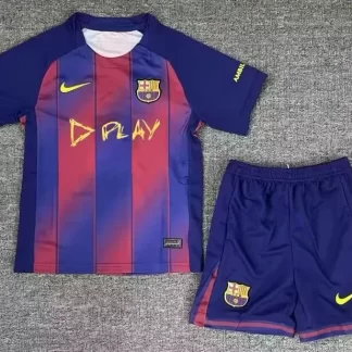 2025/2026 Camiseta de Fútbol Edición Especial Derby Local Barcelona Calidad Tailandesa Talla Infantil