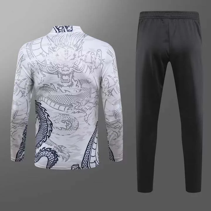 2023/2024 Real Madrid Edición Especial Chándal Entrenamiento Medio Tirante Blanco Set