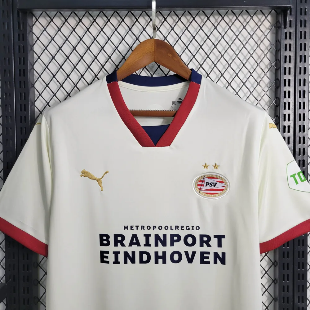 Camiseta de Fútbol Visitante Eindhoven 2023/2024 Calidad Thai