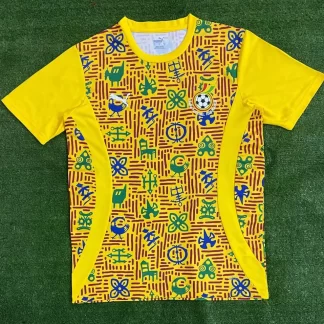 Camiseta de fútbol de entrenamiento de la Selección de Ghana 2024/2025 AAA calidad fan