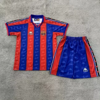 Camiseta de Fútbol Local Retro Barcelona 1996/1997 Calidad Tailandesa Talla Infantil