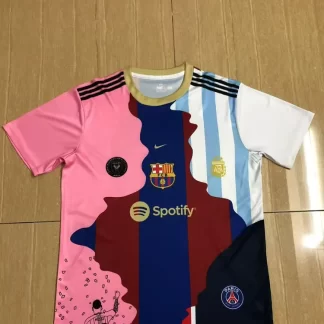 2025/2026 Barcelona Edición Conmemorativa Messi Camiseta de Fútbol Calidad Tailandesa