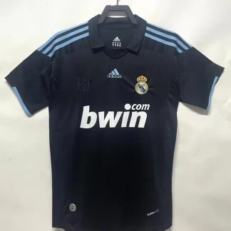 2009/2010 Retro Real Madrid Visitante Camiseta de Fútbol Calidad Tailandesa