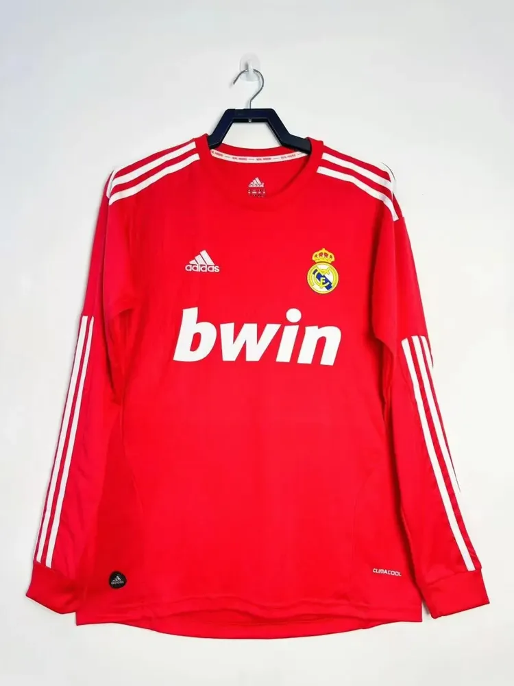 2011/2012 Retro Real Madrid Tercera Equipación Camiseta de Fútbol Manga Larga