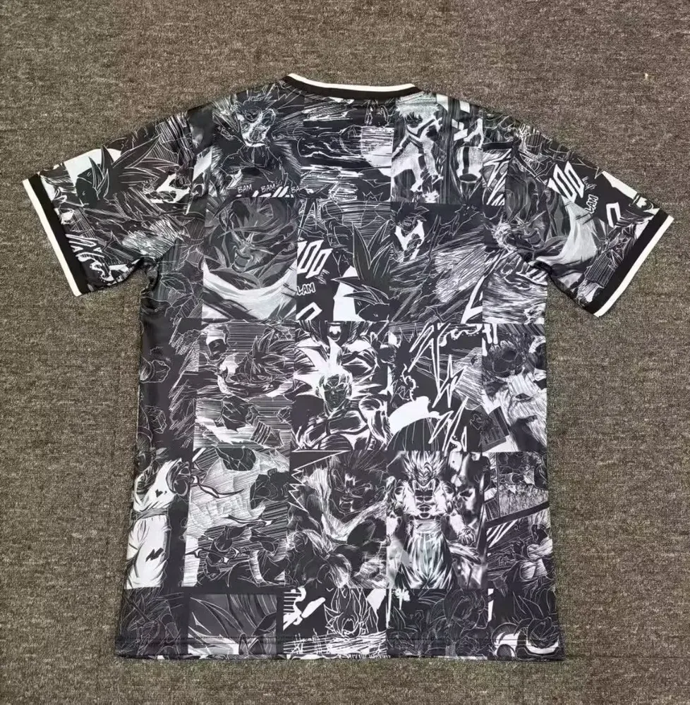 2025/2026 Camiseta de Fútbol Japón Blanca Saiyan Negra Calidad Tailandesa