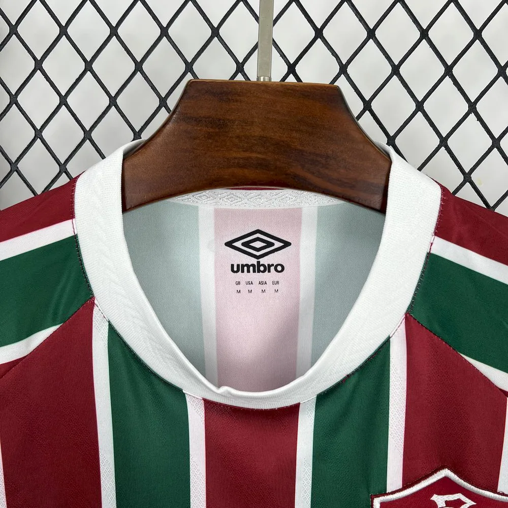 2025/2026 Manga Larga Fluminense Local Camiseta de Fútbol Calidad Tailandesa
