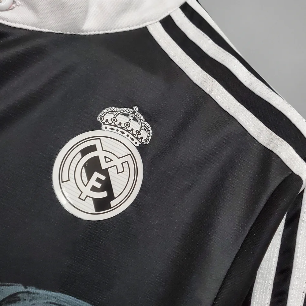 Real Madrid Tercera Visitante Retro Manga Larga 2014/2015