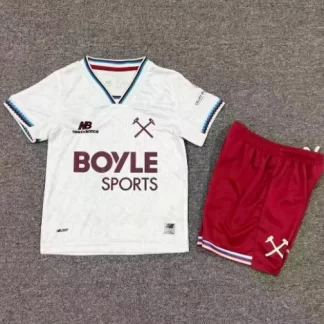 2026/2027 West Ham United Camiseta de Fútbol Visitante 1:1 Calidad Tailandesa Talla Infantil