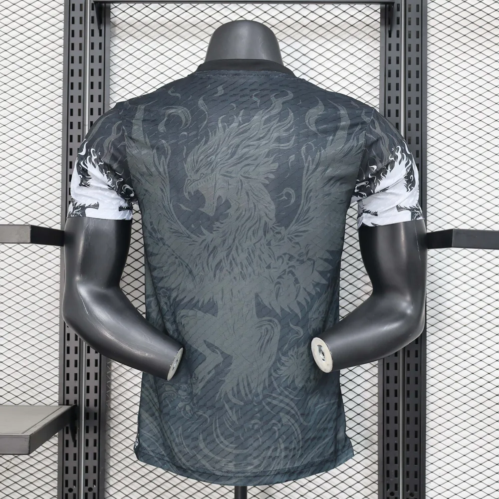 Camiseta de fútbol edición especial negro jugador Japón 2024 AAA calidad fan