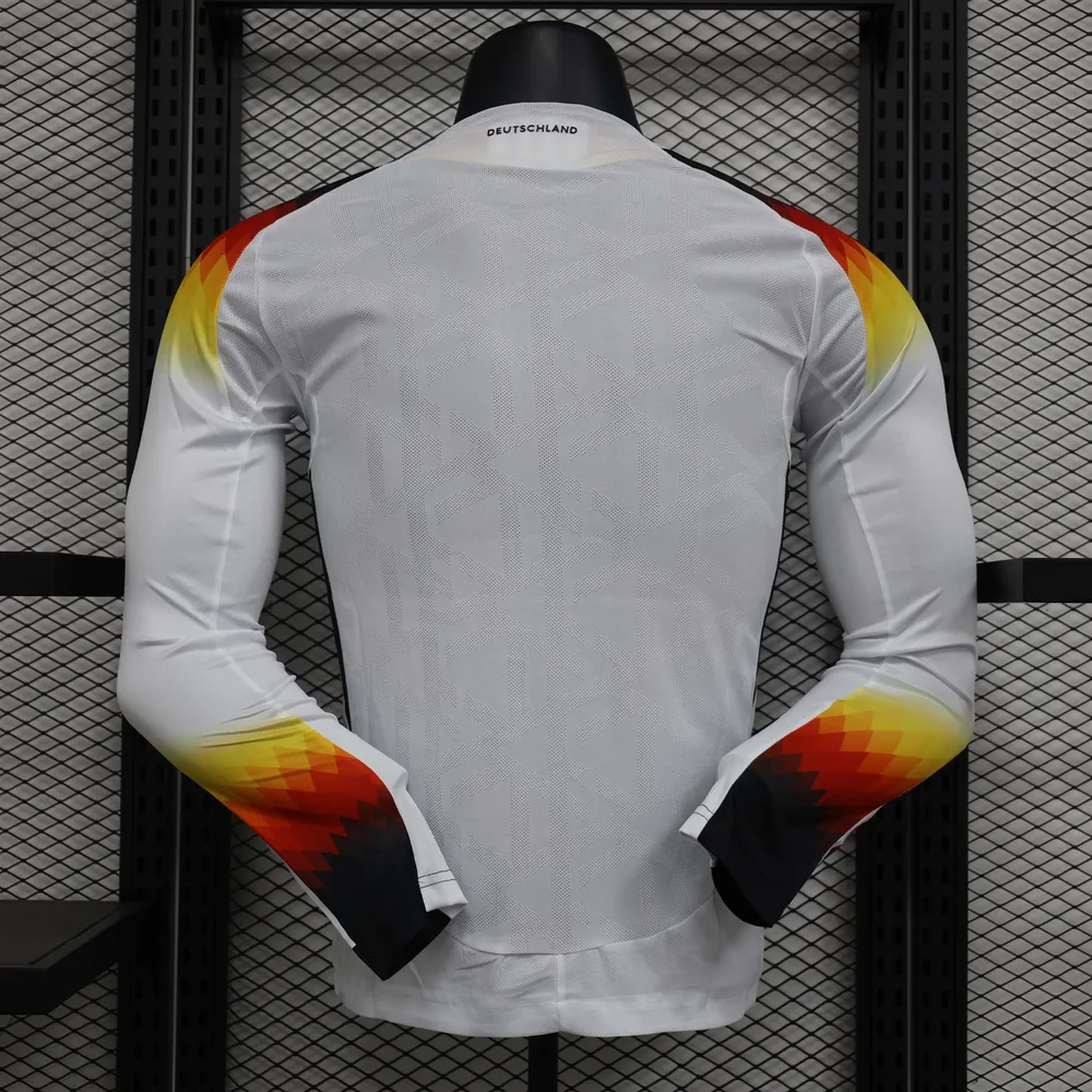 Camiseta de Fútbol Local de Manga Larga Versión Jugador Alemania 2024-2025 Calidad Tailandesa 1:1