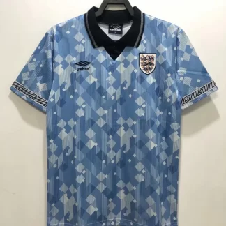 Camiseta de Fútbol Retro Tercera Visitante Inglaterra 1990 Calidad Tailandesa