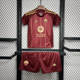 2024/2025 Roma Home Soccer Jersey AAA fan-grade Kids Size