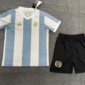 2024 Camiseta de Fútbol 50º Aniversario Selección Nacional de Argentina AAA calidad fan Talla Infantil