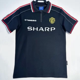 1998/1999 Retro Camiseta Visitante Manchester United Calidad Tailandesa