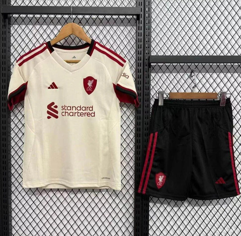 2025/2026 Liverpool Suplente Camiseta de Fútbol 1:1 Calidad Tailandesa Talla Infantil