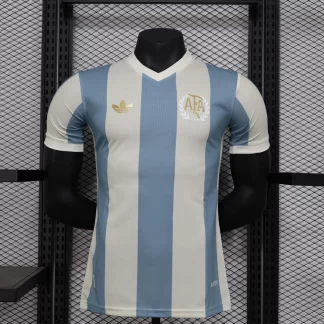 Camiseta de fútbol edición jugador 50 aniversario Argentina 2024 AAA calidad fan