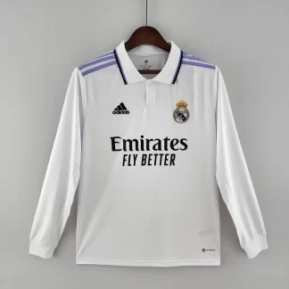 2022/2023 Manga Larga Real Madrid Camiseta Local