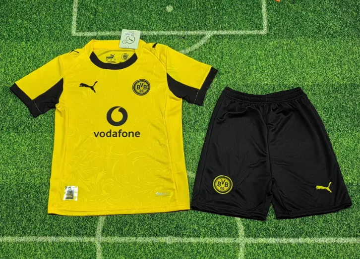 2025/2026 Dortmund Season Cup Camiseta Fútbol Calidad Tailandesa Talla Infantil