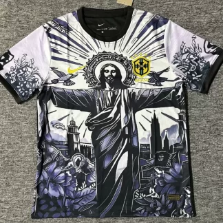 Camiseta de Fútbol Brasil Jesús Negro 2025/2026 Calidad Tailandesa