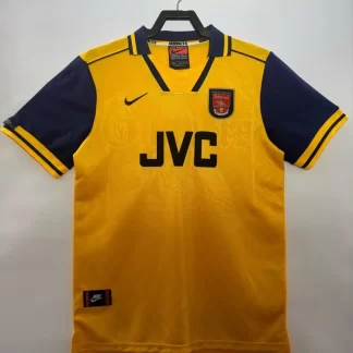 Camiseta de Fútbol Retro Visitante Arsenal 1996-1997 Calidad Tailandesa