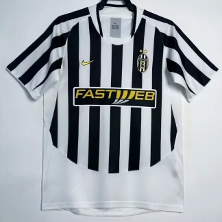 Camiseta de fútbol local retro de la Juventus 2003-2004 Calidad Tailandesa